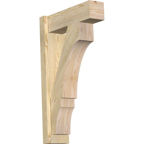 Ekena Millwork Balboa Block Rough Sawn Outlooker, Douglas Fir, 6"W x 18"D x 30"H OUT06X18X30BOA05RDF - main